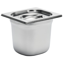 Gastro M Edelstahl GN-Behälter 15cm GN1/6