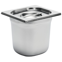 Gastro M Edelstahl GN-Behälter 20cm GN1/6