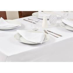 Mitre Essentials Occasions Tischdecke weiß 135 x 178cm