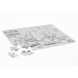Dining Kids Puzzle zum Ausmalen Hotelpage
