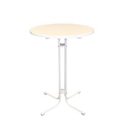 Monaco runder Stehtisch Metall weiß 80cm