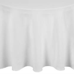 Mitre Essentials Occasions runde Tischdecke weiß 230cm