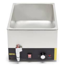 Buffalo Bain-Marie mit Ablaufhahn
