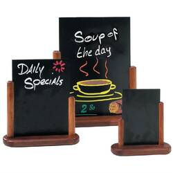Securit Tischtafel Mahagoni A5