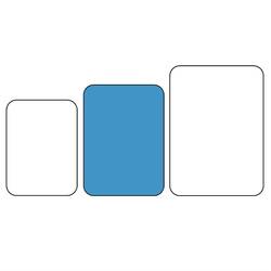 Olympia Kristallon Fast-Food-Tablett blau 41,5 x 30,5cm