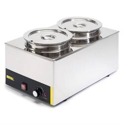 Buffalo Bain-Marie mit runden Behältern 