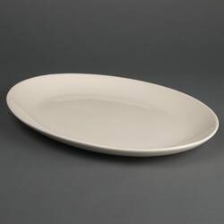 Olympia Ivory ovale Coupeteller 32,8cm