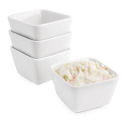 Olympia Whiteware quadratische Amuseschälchen hoch 7,5cm