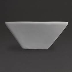 Olympia Whiteware quadratische Schalen 17cm