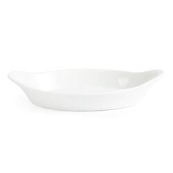 Olympia Whiteware ovale Gratinschalen weiß 29 x 16,6cm