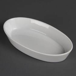 Olympia Whiteware ovale Auflaufformen 19,5 x 11cm