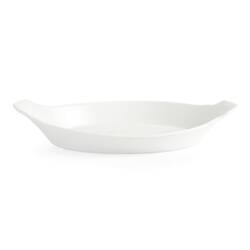Olympia Whiteware ovale Gratinschalen weiß 32 x 17,7cm