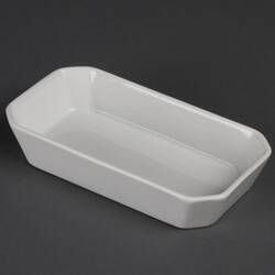 Olympia Whiteware rechteckige Snackschalen 18,5cm (6 Stück)