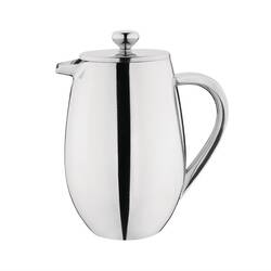 Olympia gerundete isolierte French Press Edelstahl 80cl