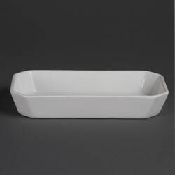 Olympia Whiteware rechteckige Snackschalen 23,5cm (6 Stück)