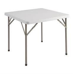 Bolero quadratischer Klapptisch weiß 86 x 86cn