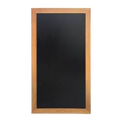 Securit lange Wandtafel Teakoptik 100 x 56cm