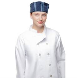 Chef Works Cool Vent Beanie Presidio mit Satinstreifen marineblau