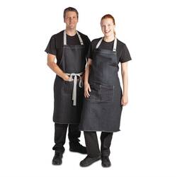 Southside Denimlatzschürze schwarz
