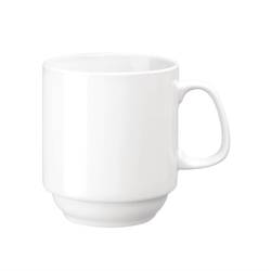 Olympia Whiteware stapelbare Becher 28,4cl