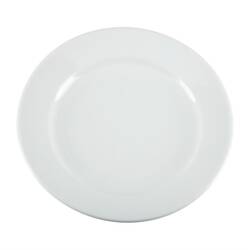 Olympia Whiteware Teller mit breitem Rand 16,5cm