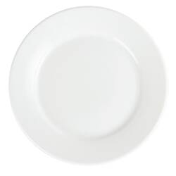 Olympia Whiteware Teller mit breitem Rand 25cm