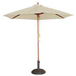 Bolero runder Sonnenschirm creme 2,5m