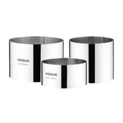 Vogue Moussering Edelstahl 6 x 9cm