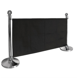 Bolero Abschirmwand schwarz
