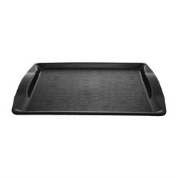 Olympia Kristallon Fast-Food-Tablett schwarz 42 x 30,5cm