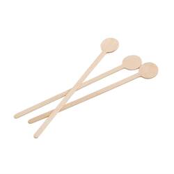 Fiesta Compostable biologisch abbaubare Cocktailrührer aus Holz 15cm (100 Stück)