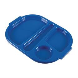 Olympia Kristallon kleines Menütablett aus Polycarbonat blau 32,2cm