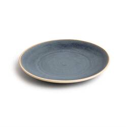 Olympia Canvas gewölbter Teller granit-blau 27cm