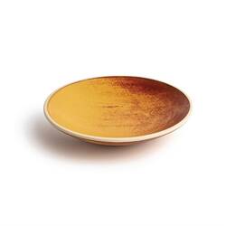 Olympia Canvas flache Schale siena-rost 20cm