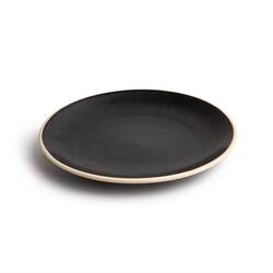 Olympia Canvas gewölbter Teller schwarz 27cm