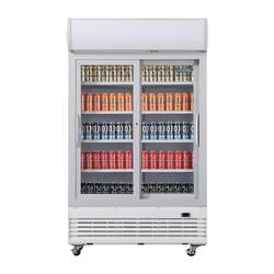 Polar G-Serie Display-Kühlung mit zwei Türen und Schiebetüren des Leuchtkastens 950L