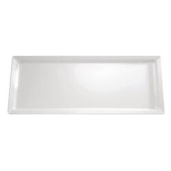 APS Pure rechteckiges Tablett weiß 65 x 26,5cm