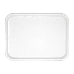 Olympia Kristallon Fast Food-Tablett weiß 45 x 35cm