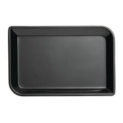 System-Theke Tablett schwarz 2 x 14,5 x 22cm