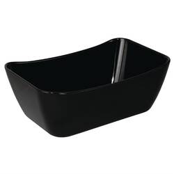 Olympia Kristallon Curve Schale schwarz GN1/4