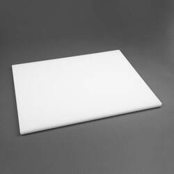 Hygiplas LDPE extra dickes Schneidebrett weiß 60x45x2cm