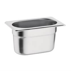 Vogue GN-Behälter Edelstahl 10cm GN1/9