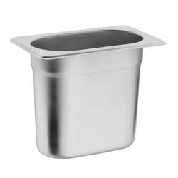 Vogue GN-Behälter Edelstahl 15cm GN1/9