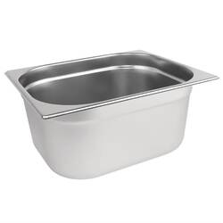 Vogue GN-Behälter Edelstahl 15cm GN1/2
