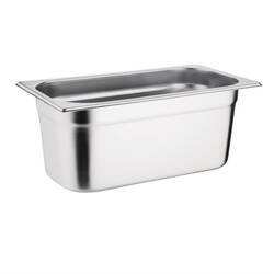 Vogue GN-Behälter Edelstahl 10cm GN1/3