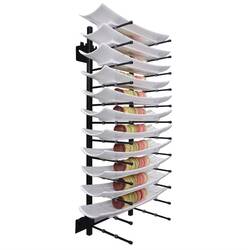 Jackstack Wandmodel Tellerregal für 12 Teller