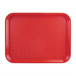 Olympia Kristallon Fast-Food-Tablett rot 45 x 35cm
