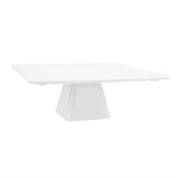 Olympia Kristallon niedriger quadratischer Kuchenständer 30cm