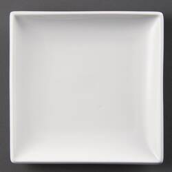 Olympia Whiteware quadratische Teller 18cm