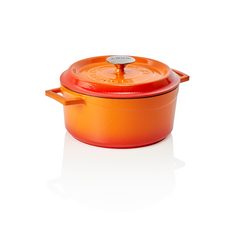 WAS Germany Bräter Gusseisen orange